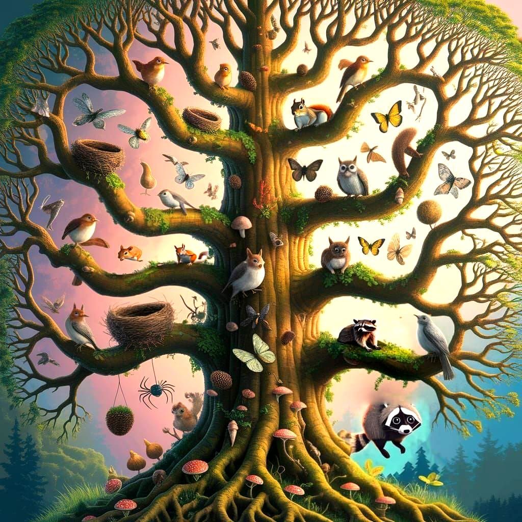 Squirrels in Natural Habitat