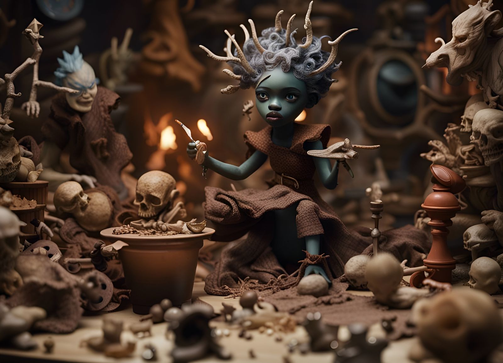 Nettling Imp Havoc in Mage's Workshop