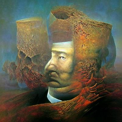 Gothic Surrealism: Decayed Architecture in Dark Palette