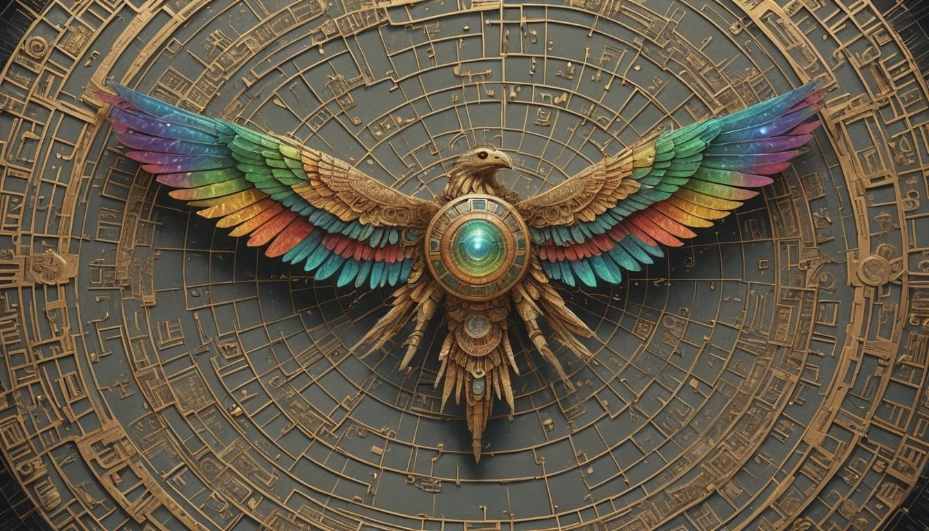 Cybernetic Symphony: Ascending Data Gods in Digital Ether