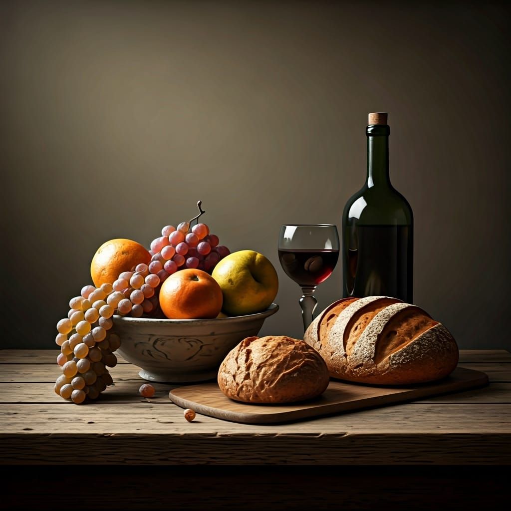 Still Life in Dutch Golden Age Style