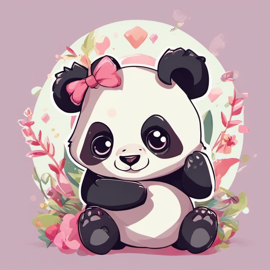 Kawaii panda profile picture