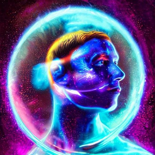 Holographic Sub-Zero Astral Illustration by Amaringo