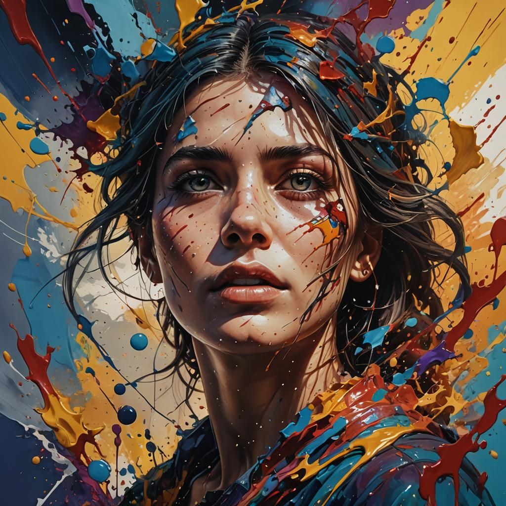 Hyperrealistic Time Shadow with Dramatic Lighting