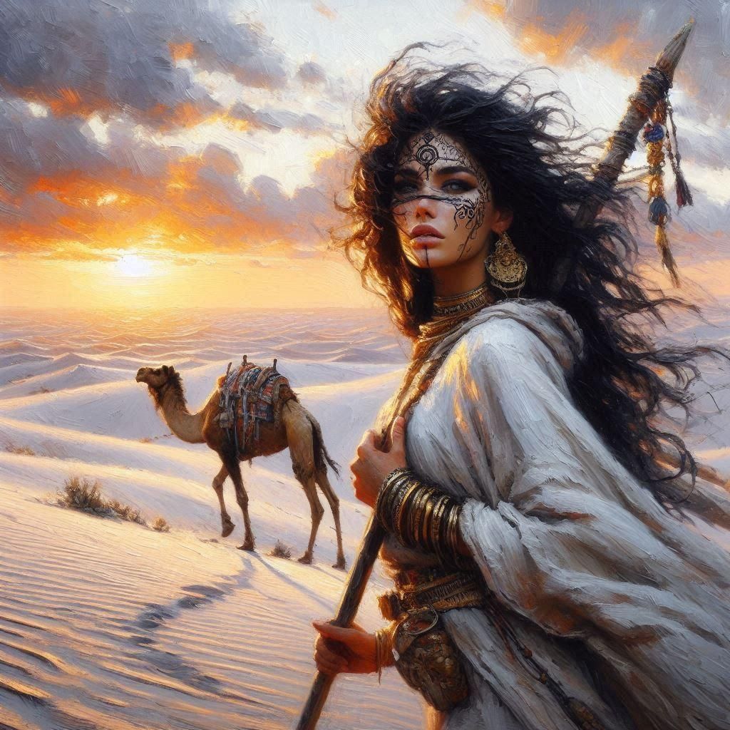 Portrait of Aicha the Berber Woman