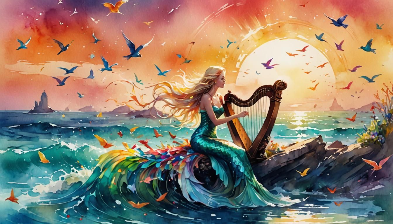 The sound of the sea