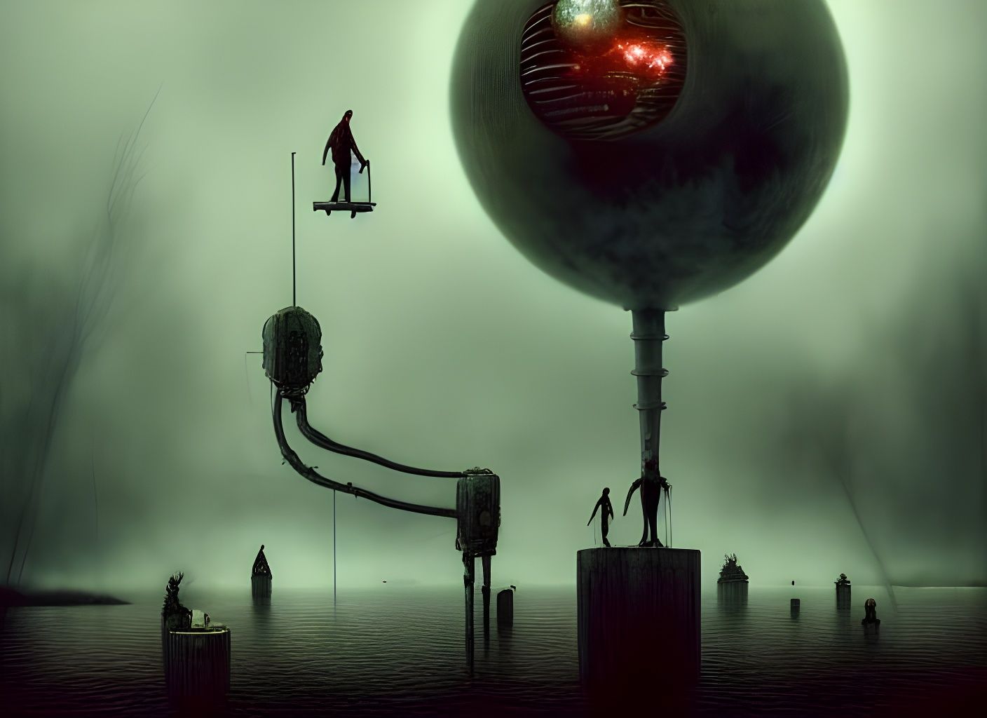 AI Planet: A Hyper-Detailed Paranormalpunk Future