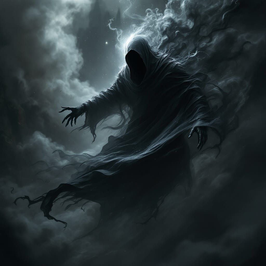 Mysterious Dark Specter in Cinematic Tower