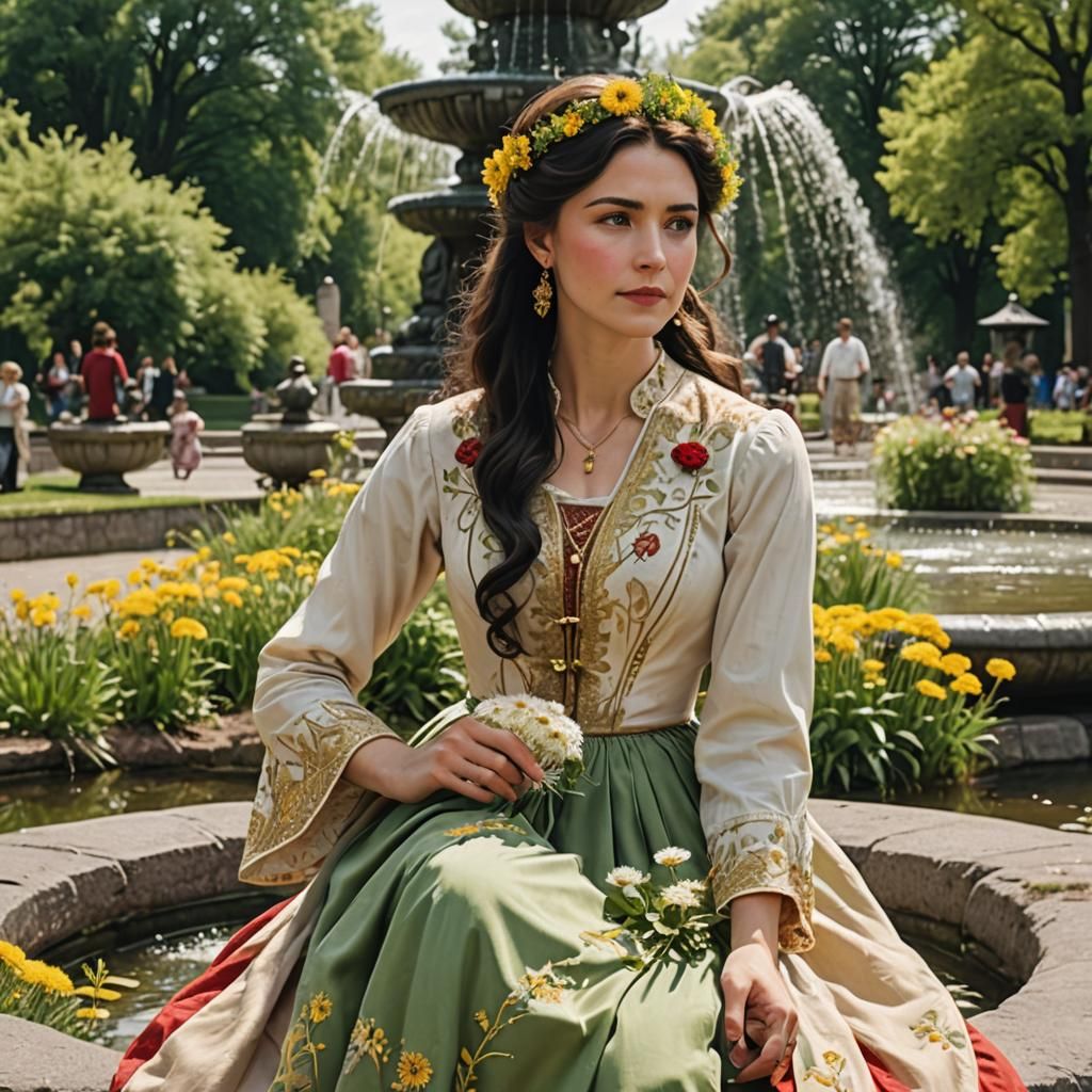 Princess With Empress: Detailed Fantasy Art in 8K