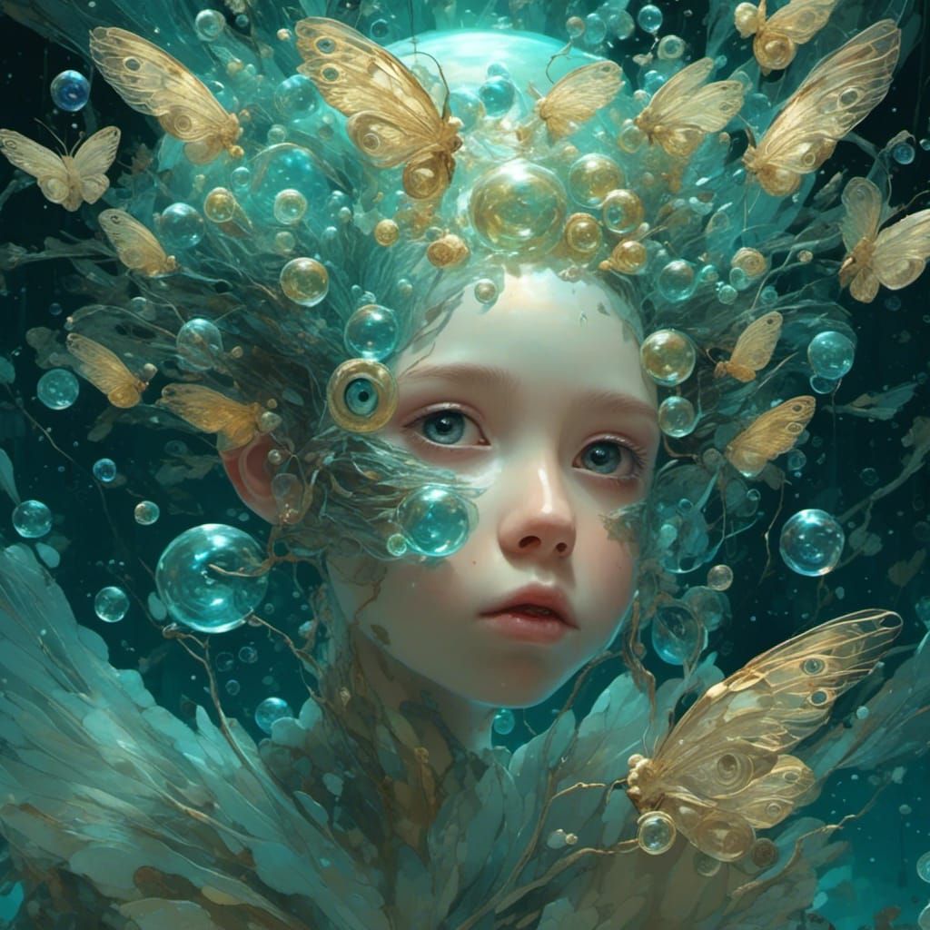 Biblically Accurate Cosmic Horror Soap Bubbles