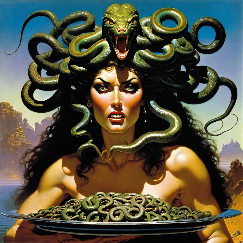 Medusa's Head: 80s Horror Comic Art