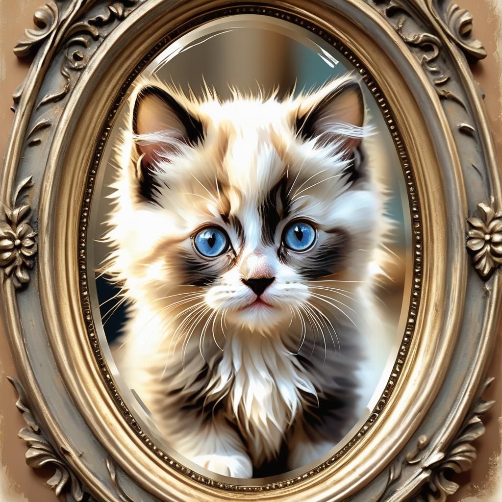 Kitten Picture Frame