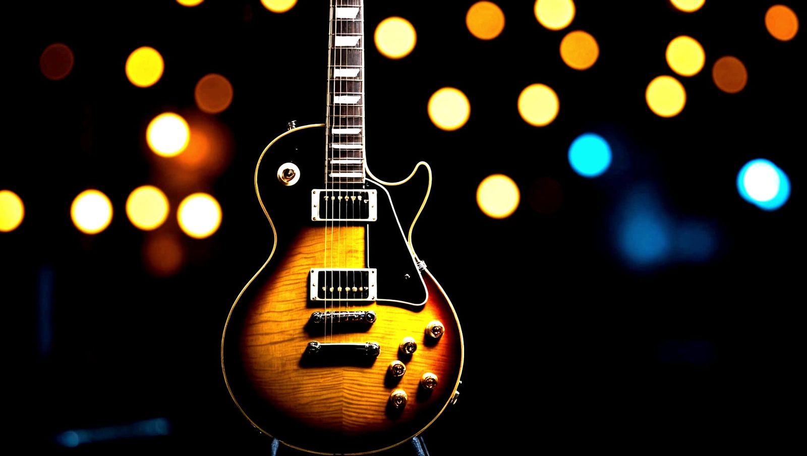 Steampunk Gibson Les Paul Electric Guitar Photo