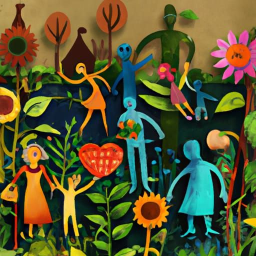 Weird nostalgic memoryscape