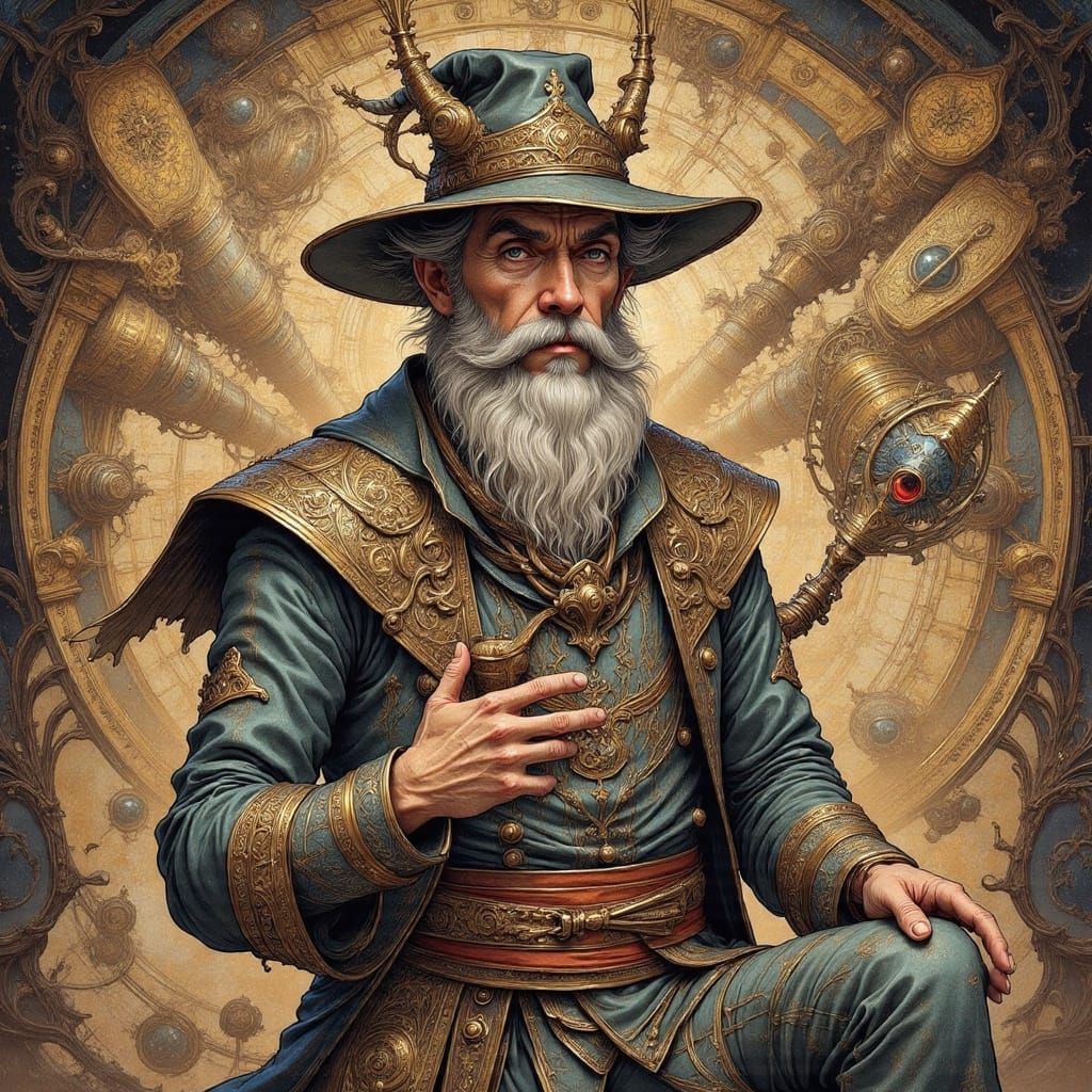 Chaotic Genius Surrounded by Gears