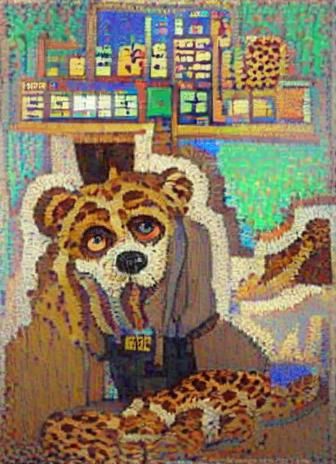 pixel art Fredbears Family Diner Poster 1