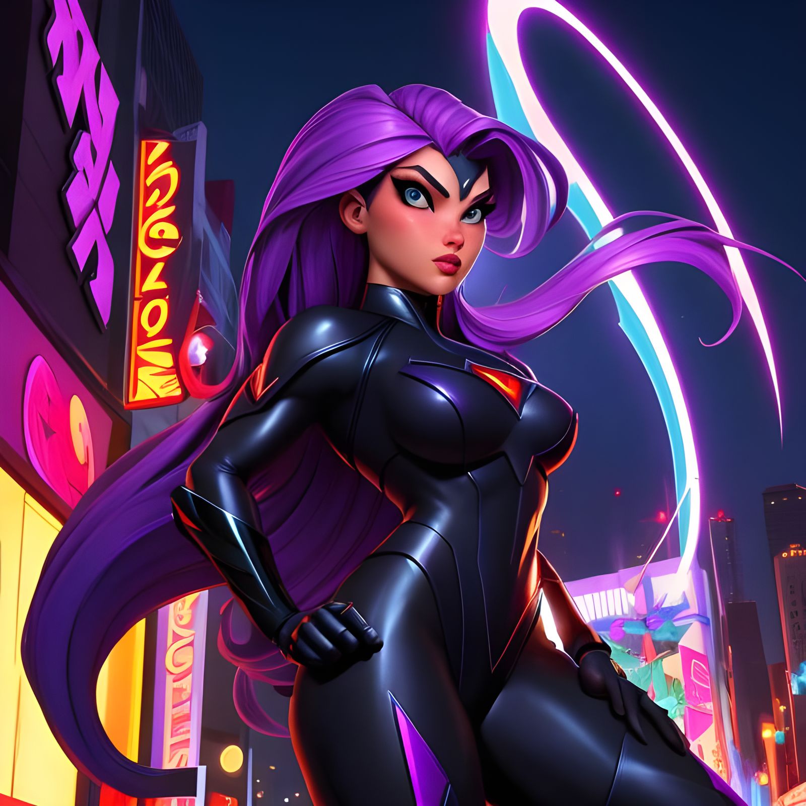 Vigilante Superheroine Shadowstrike: Comic Book Art