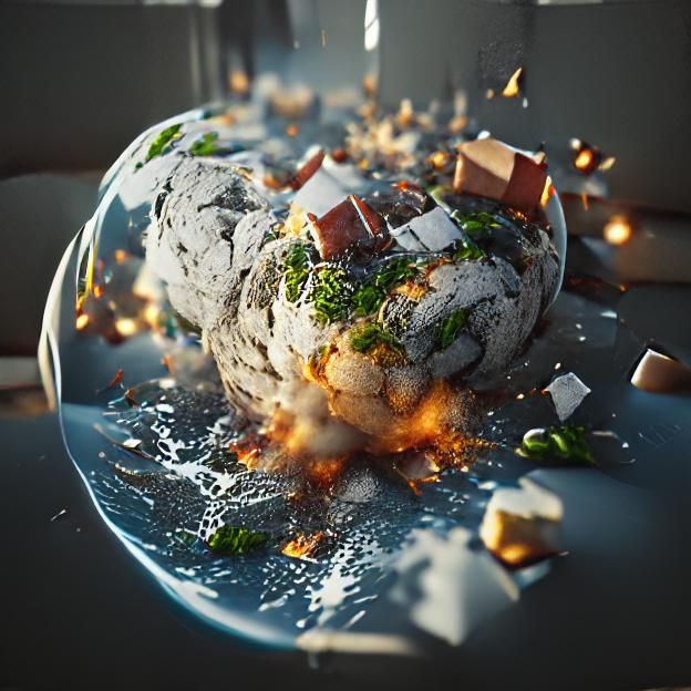 Abstract AI Image Generated from Simple Prompt