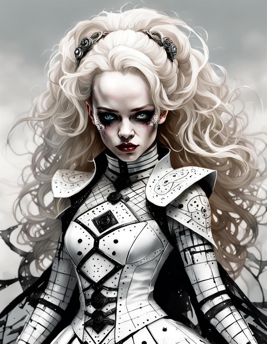 Hellraiser Porcelain Doll Supermodel on Runway