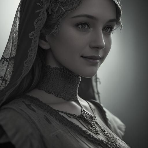 Hyperrealistic Portrait with Intricate Details