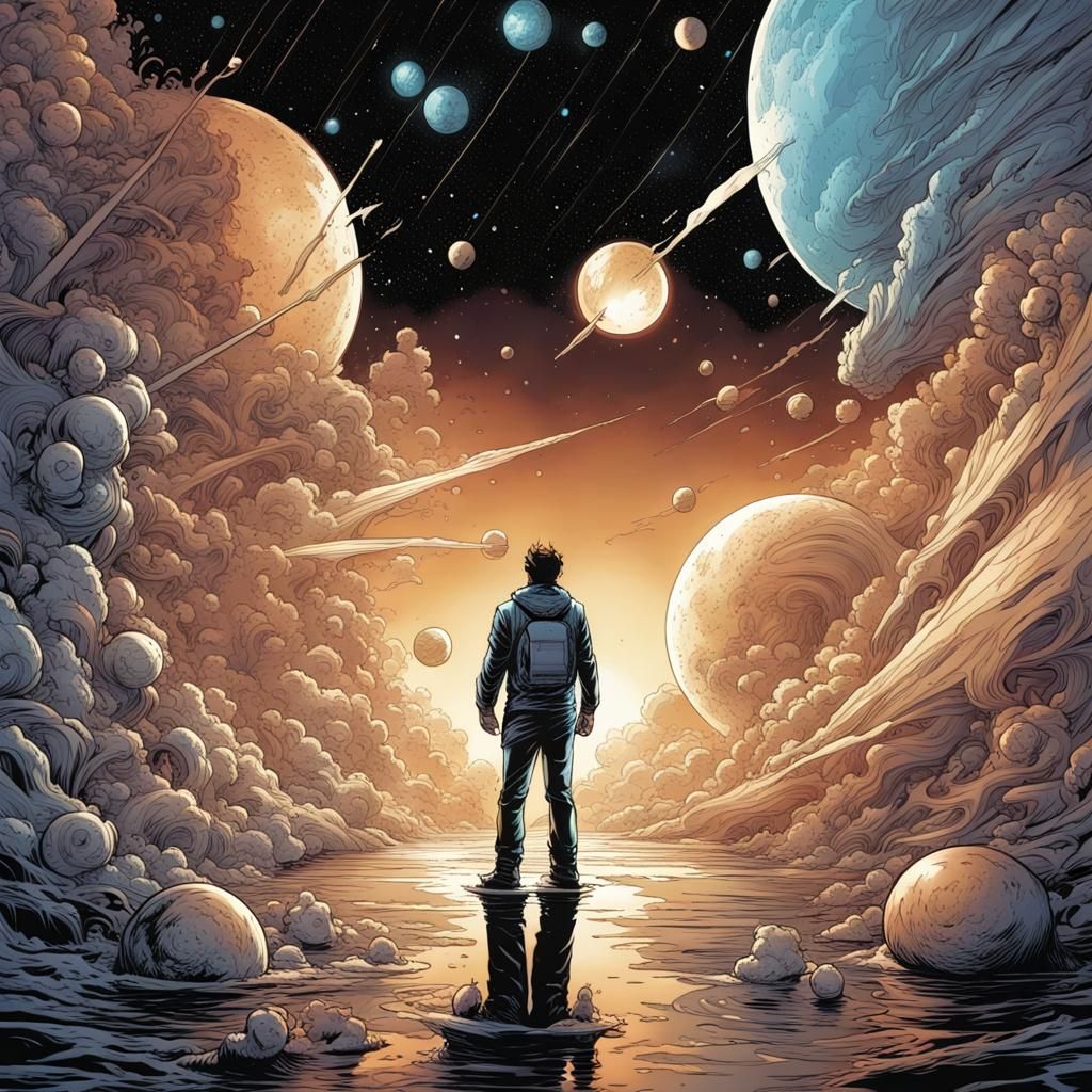 The Universe Within: Comic Book Style Art