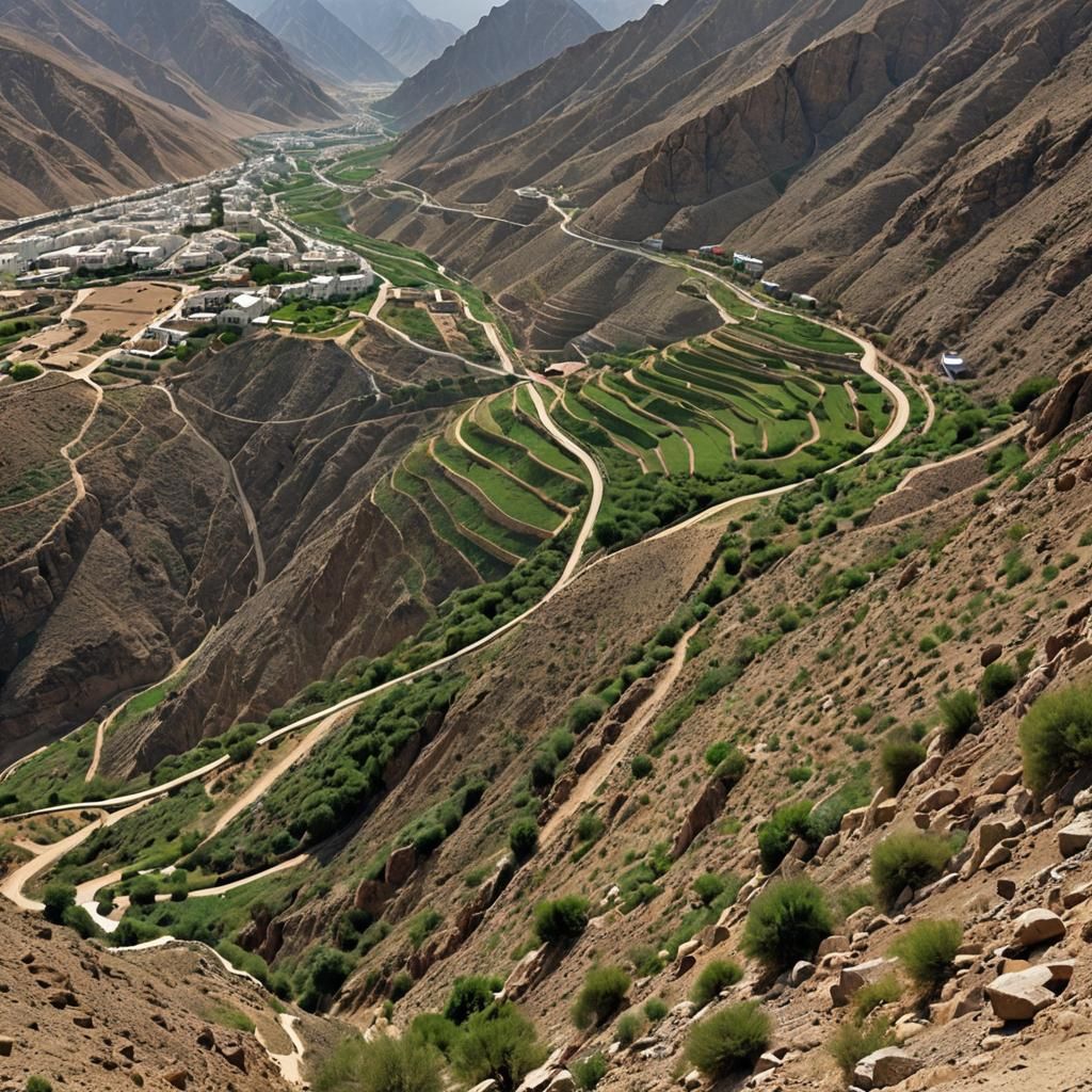 Oman Mountain Hiking Trail with Zip Line