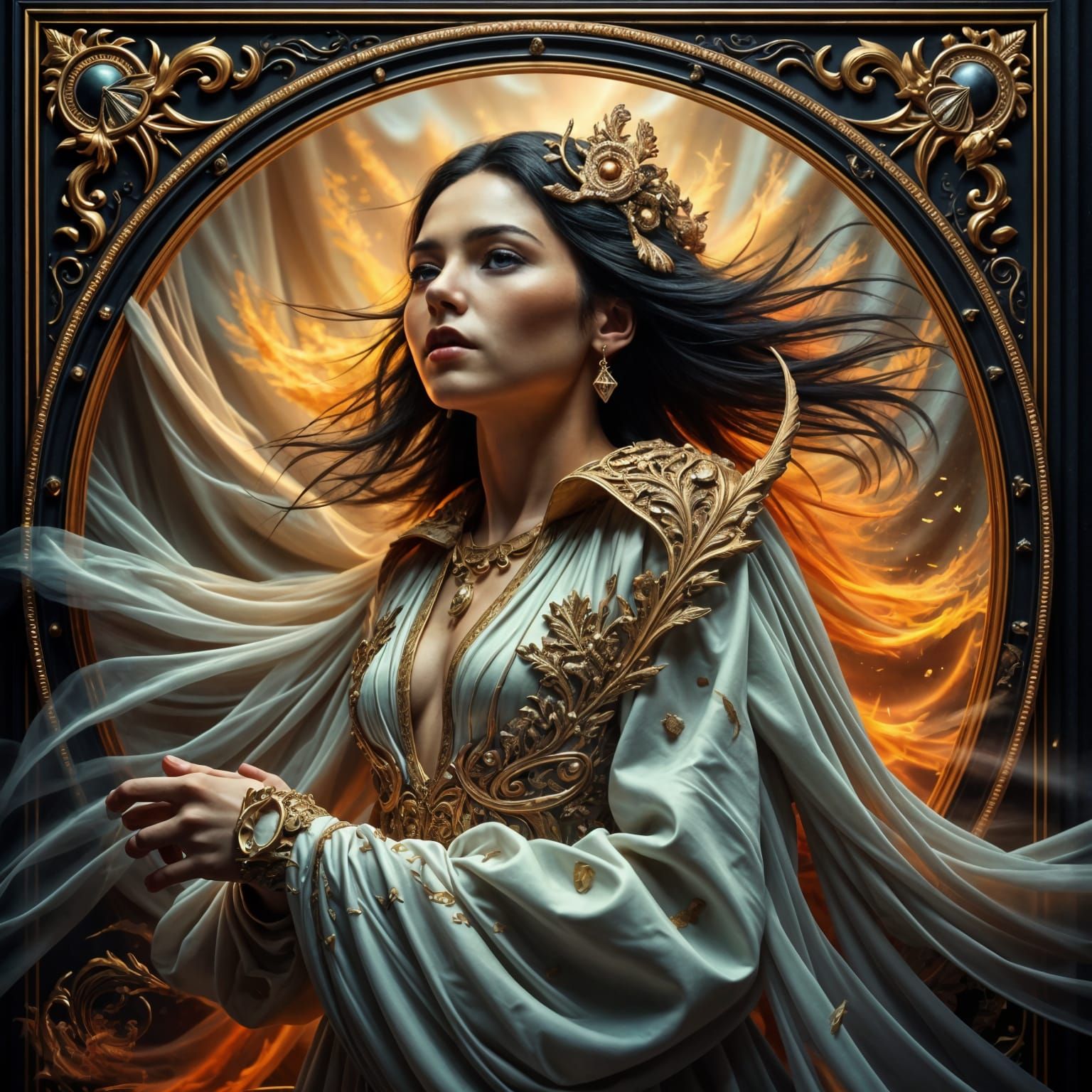 A Dragonfly in Baroque Splendor