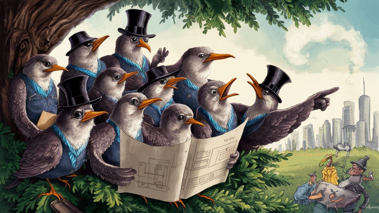 Birds' Comical Plot to Take Over the World