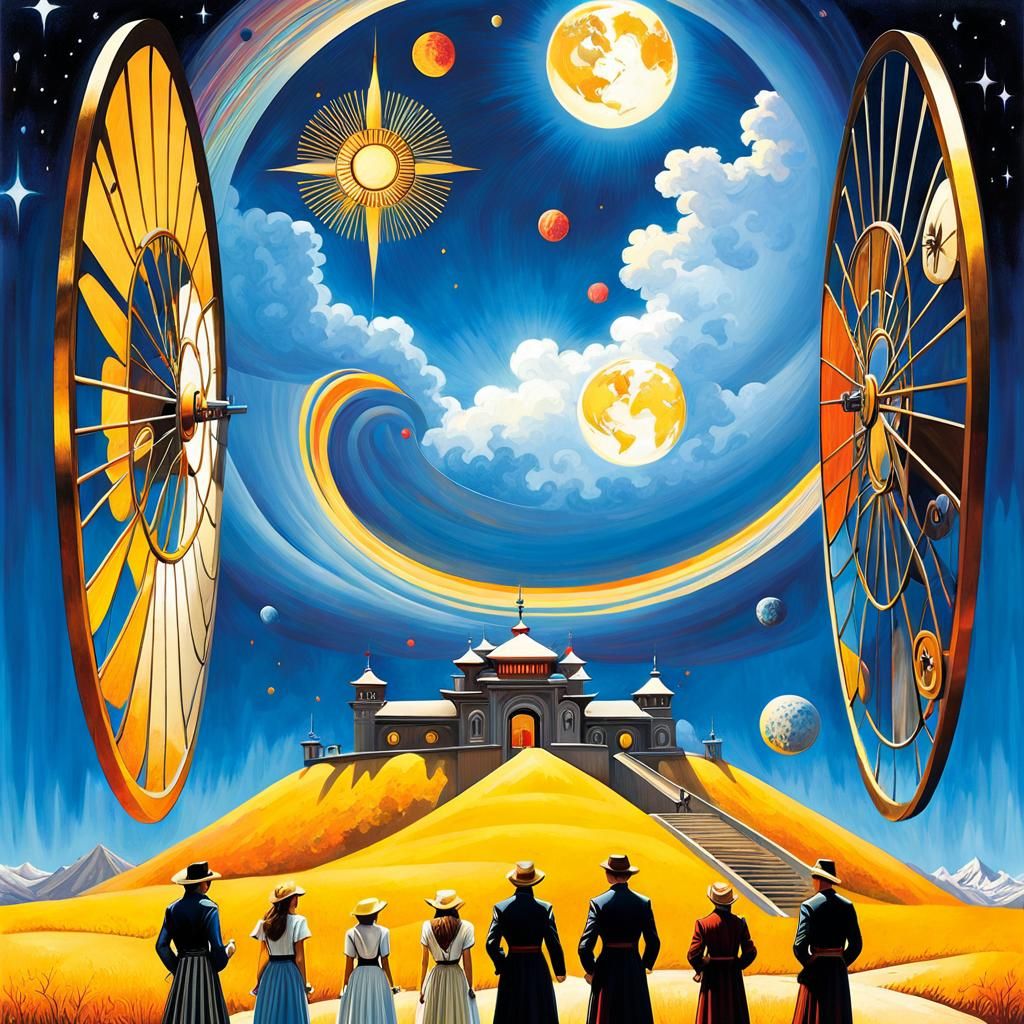 Jesus Christ Portrait in Romantic Style