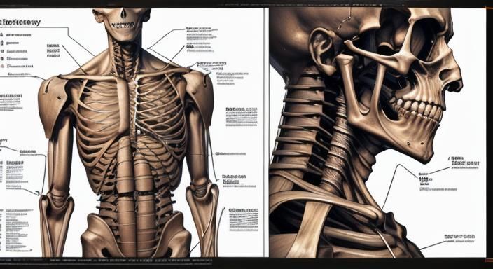 Anatomy Poster: Skeletal System of a Boy