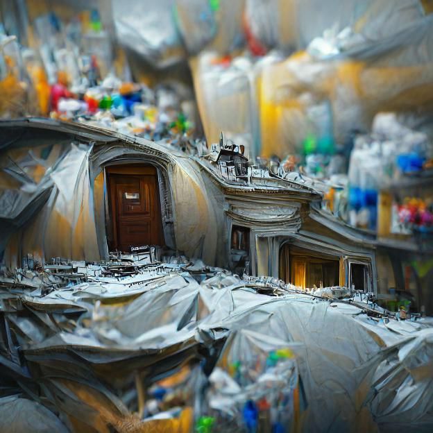 Hoarder House in The Vatican: 8k Resolution