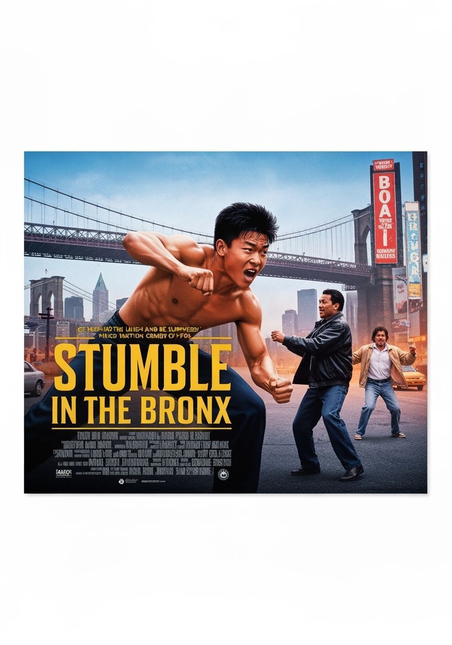 1990s Action Comedy Poster: Stumble in the Bronx