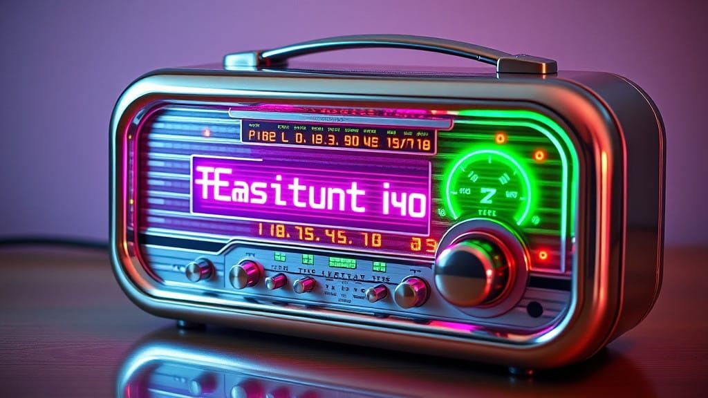 Retro-futuristic Radio