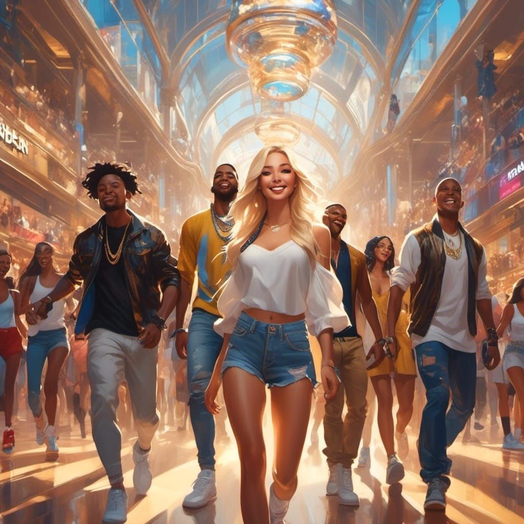 Julie is a little bundle of energy as she leads a hip-hop fl...