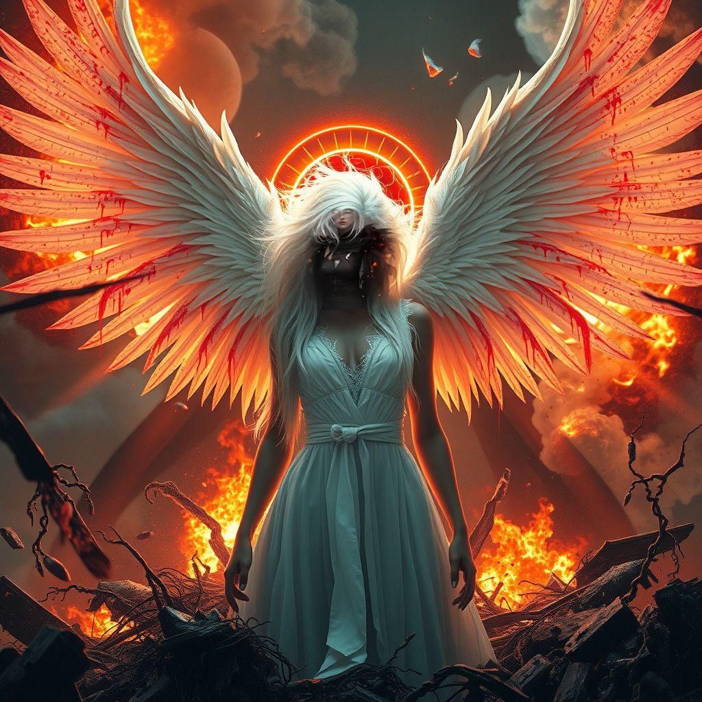 Dark Fantasy Angel of Destruction Graphic Novel Cover