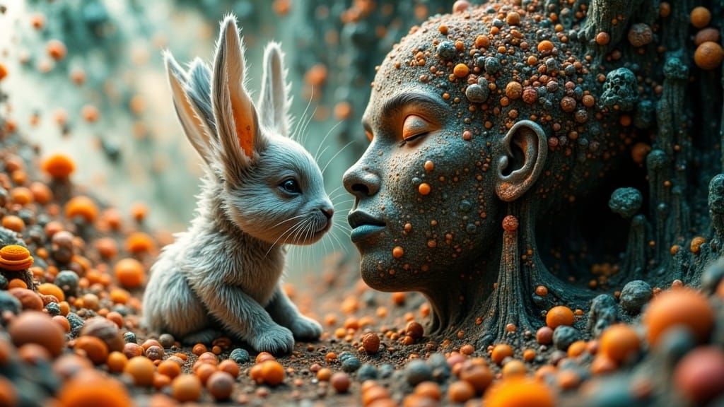 Madness Personified in Glittering Chaos, Hyper-Realistic 3D ...