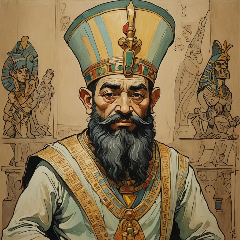 Bes in Toulouse Lautrec Style