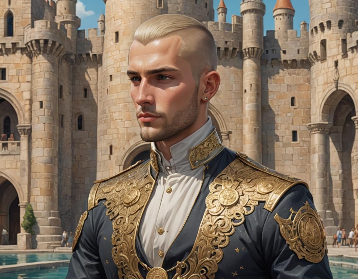 Handsome man of the castle
