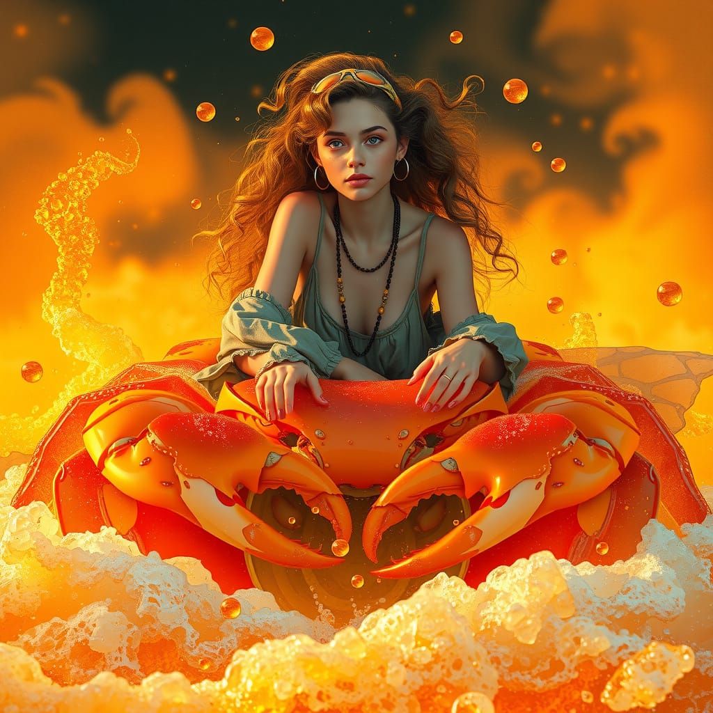 Gummy Crab Rider in Dreamy Soda Sea