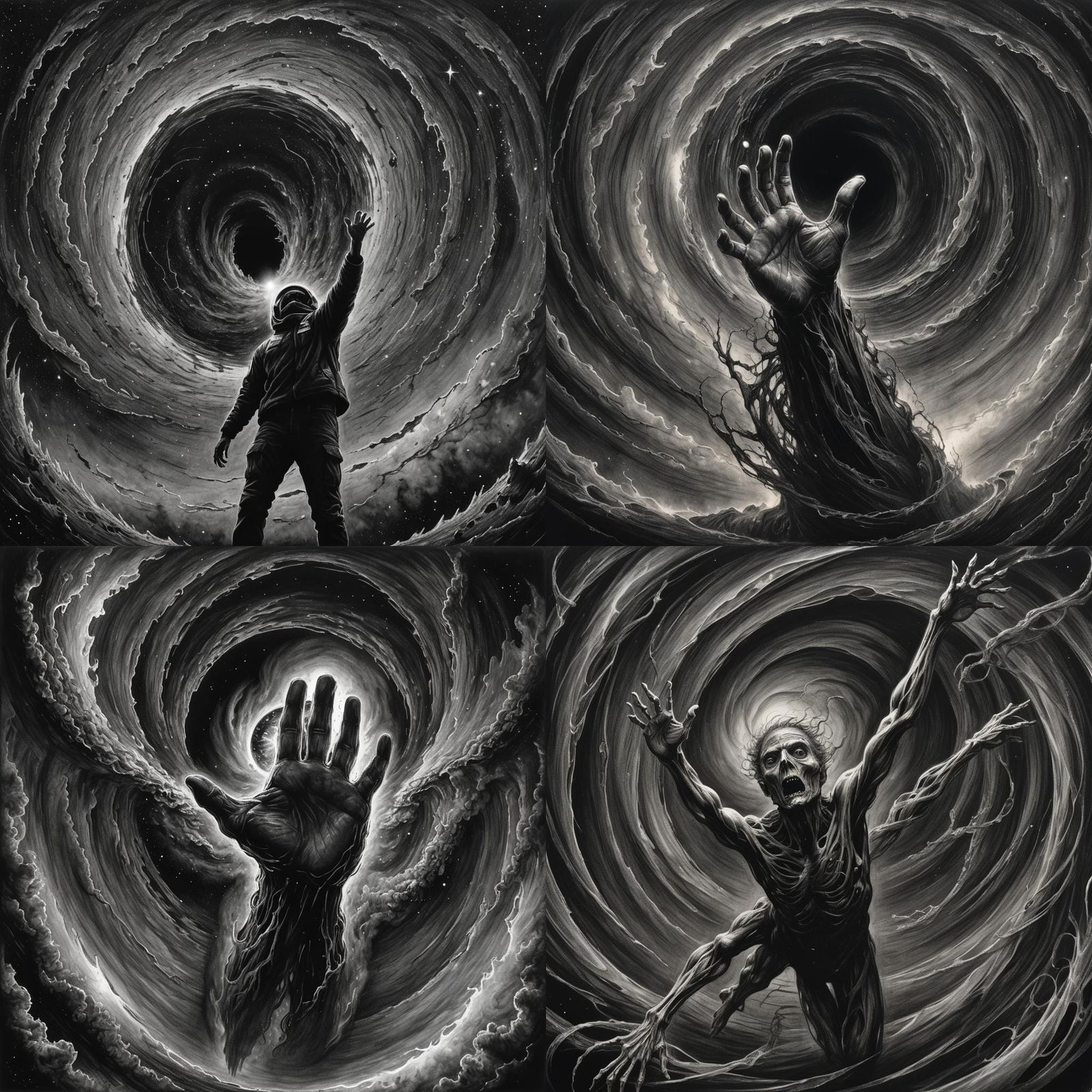 Godlike Being Emerges from Black Hole