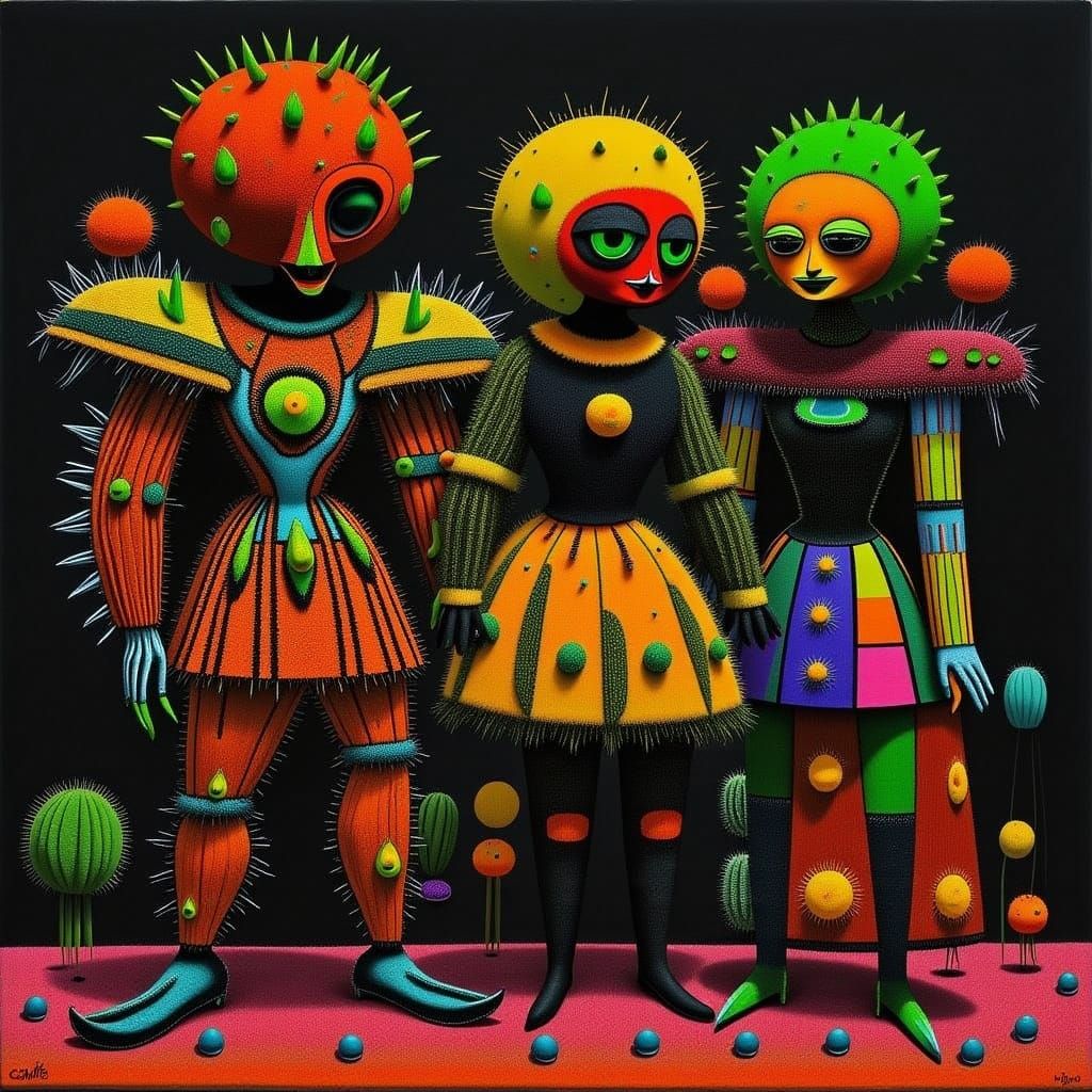 Glowing Tribespeople Celebrate Abundance in Vibrant Dance