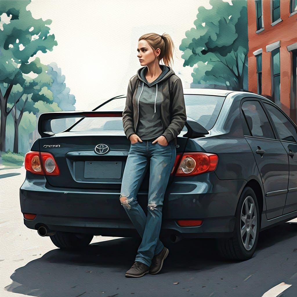 Cozy Mystery Cover Art: Detective in Gouache Style