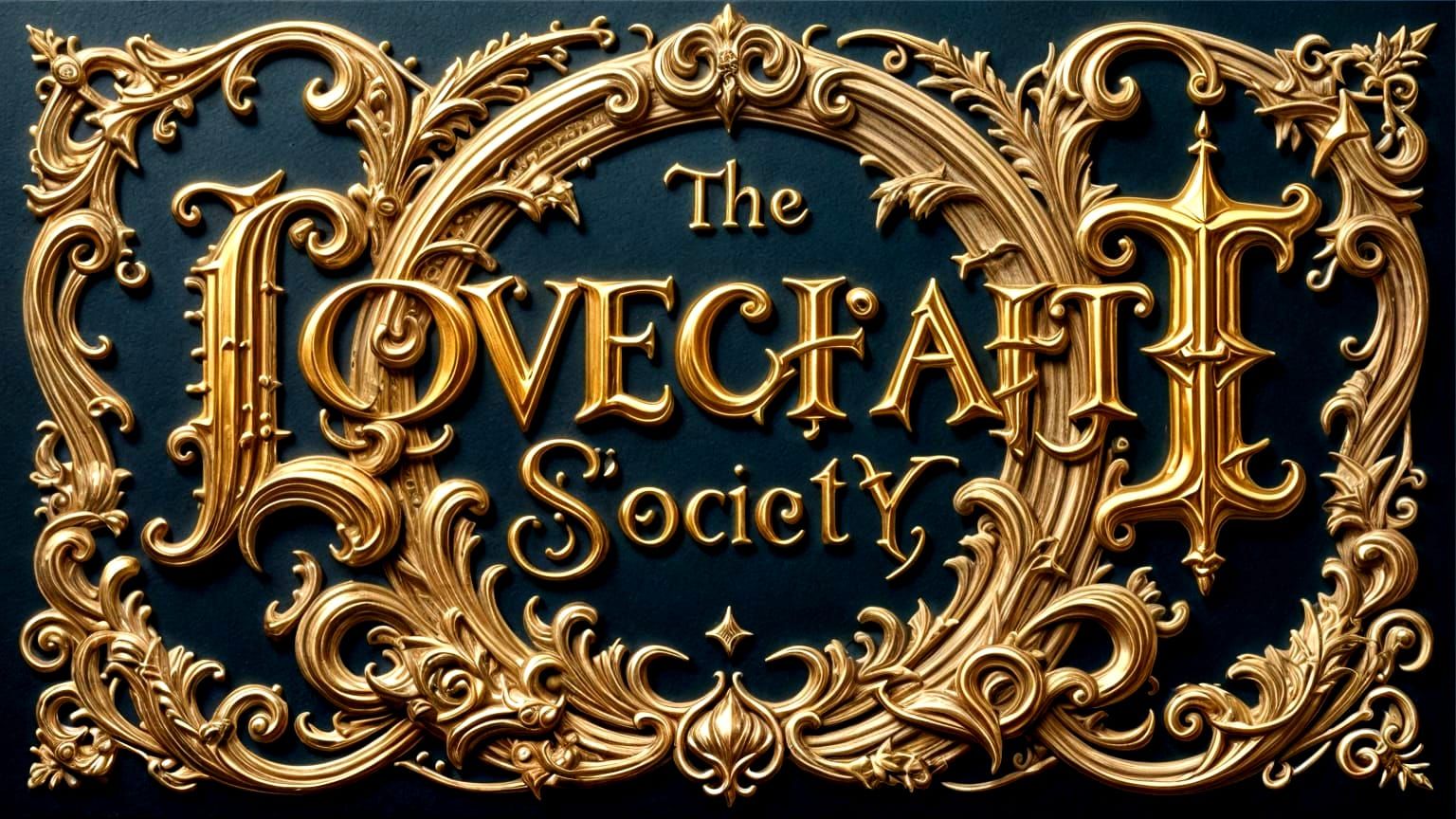 The Lovecraft Society Oblivion: Font Typography