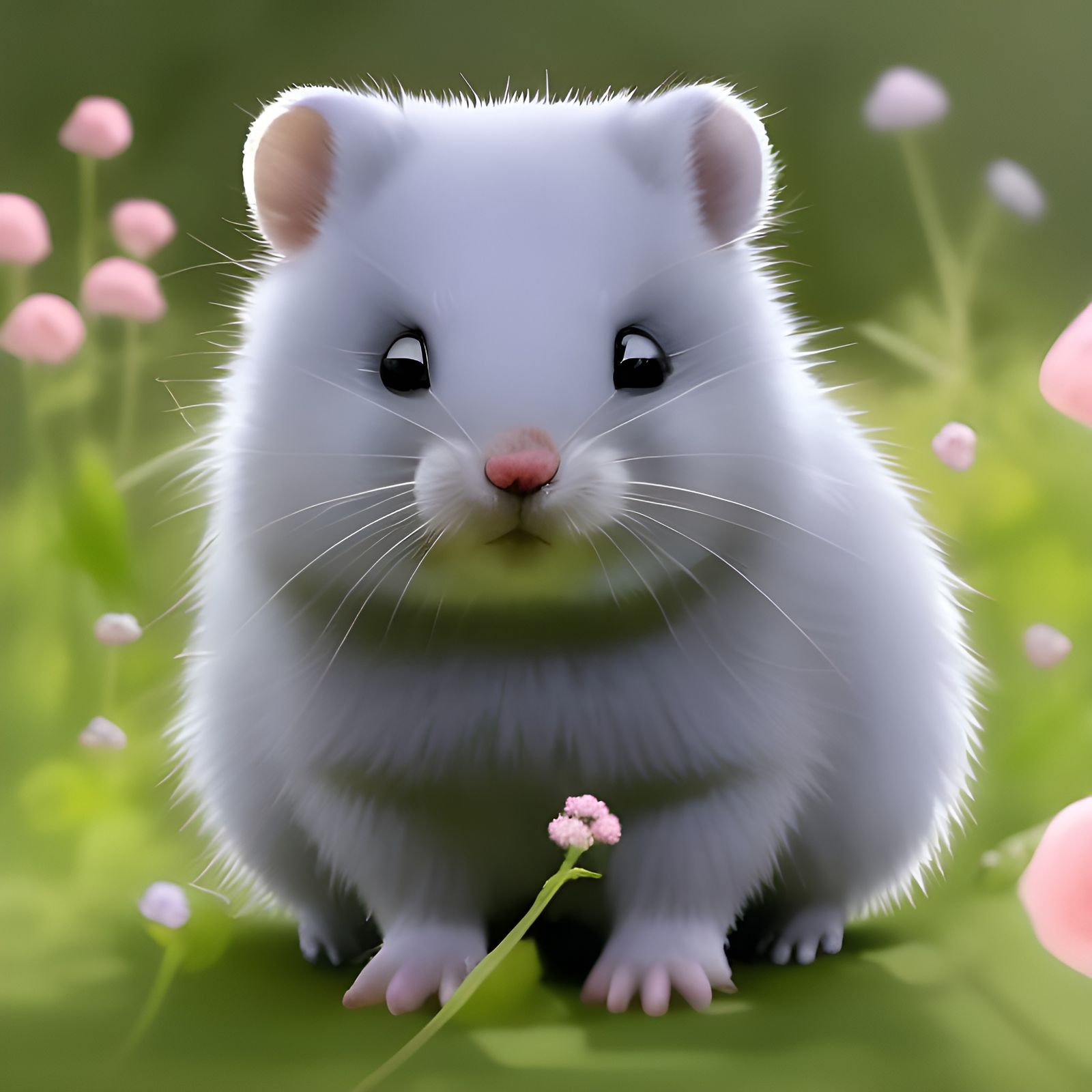 Morpheus in the meadows of Hamster Heaven 🌈🌸