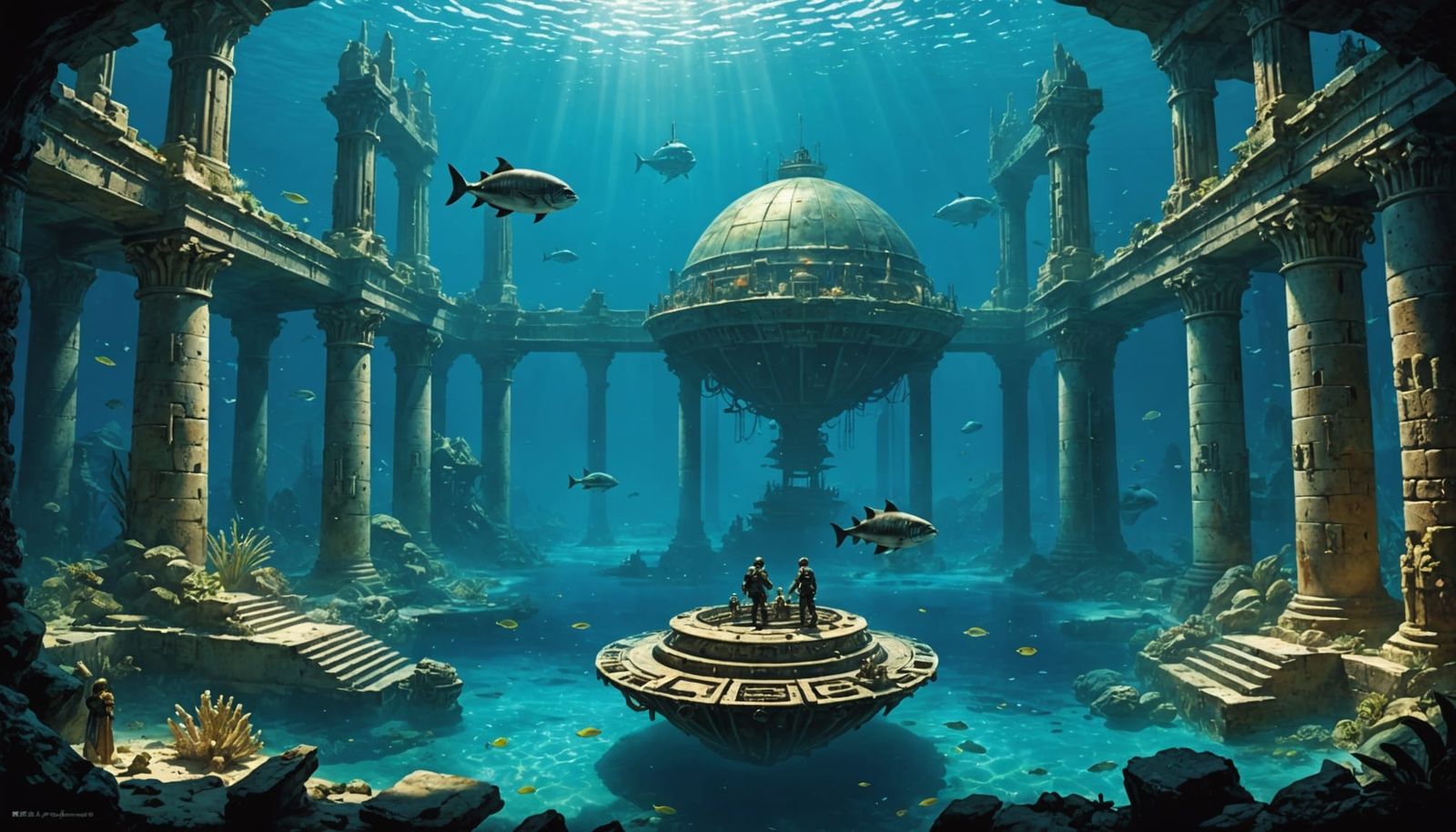 Atlantis Rediscovered: Underwater City Exploration