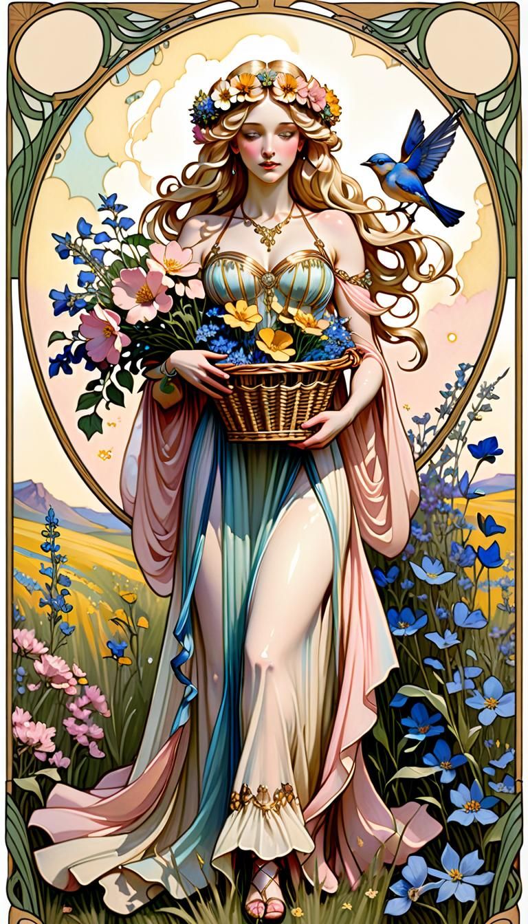 Kore, Goddess of Flowers
