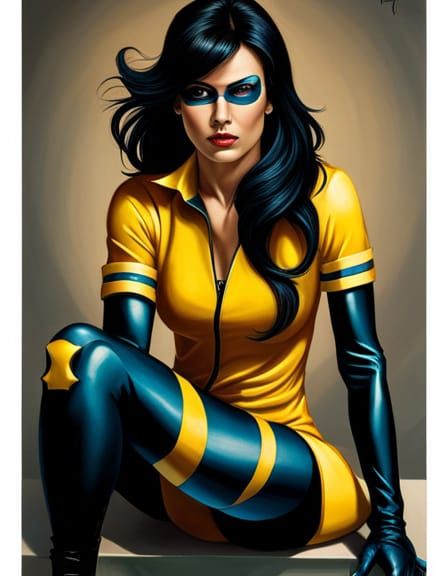 Miss Jupiter Portrait in Hyperrealistic Digital Art