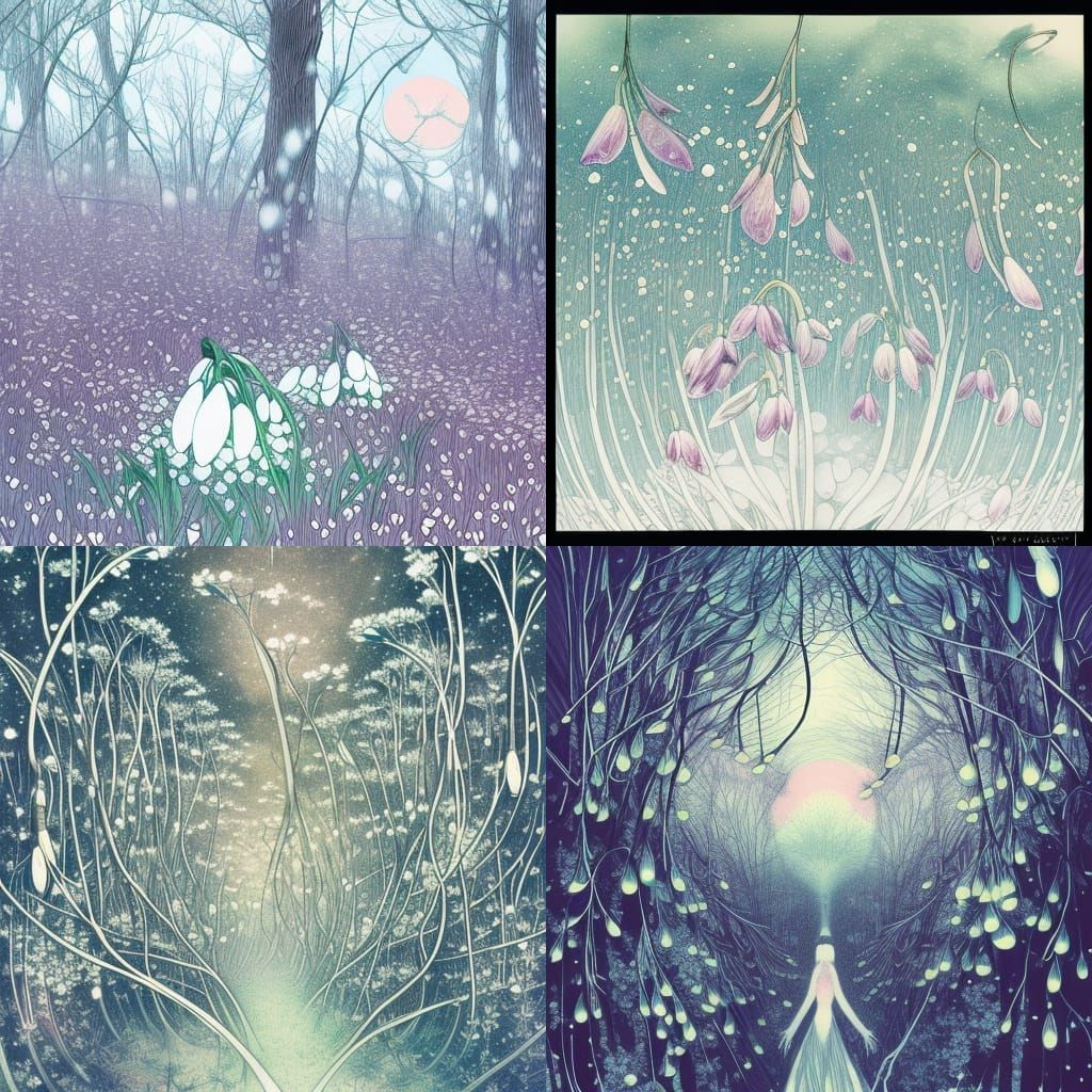 Snowdrops in Mycelium Network: Forest Exposure in Warped Per...