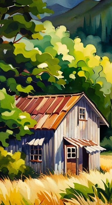 Bride in Patchwork Dress Comic Book Style