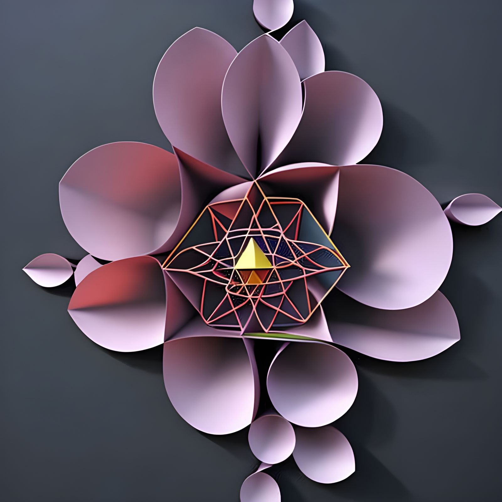 Sacred Geometry in Many Colors, Intricate Design